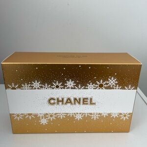 Chanel limited edition holiday set includes hand cream, lip balm and pouch. NWT!